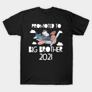 Boy Big Brother Aircraft 2021 announce new generation 2021 T-Shirt